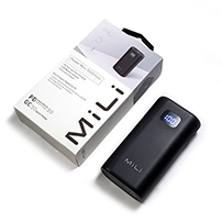 mili qc3 pd 18w fast charger power bank 9600mah 5nt